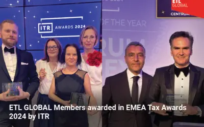 ETL GLOBAL Members awarded in EMEA Tax Awards 2024 by ITR